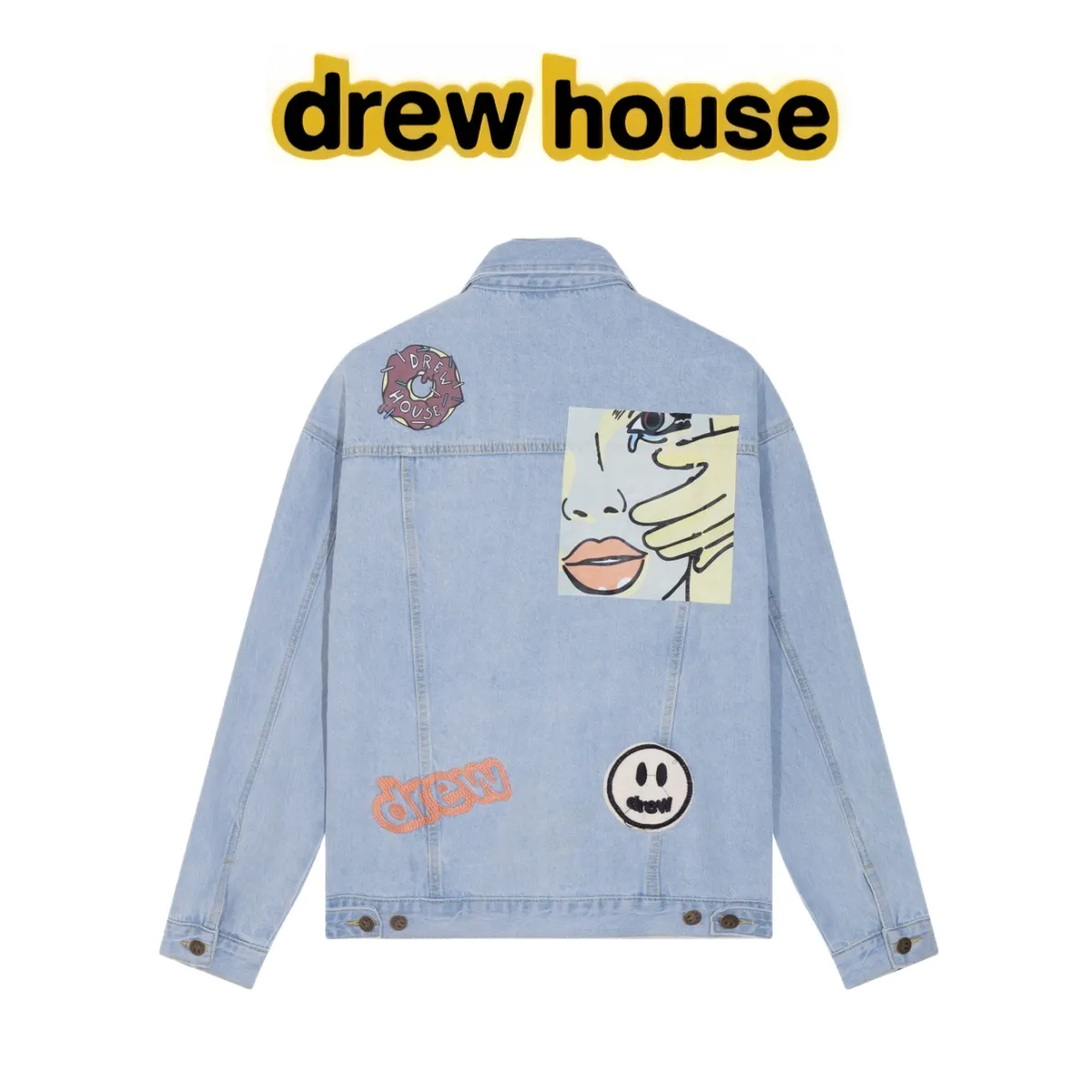 【 】 ：XL 021 【 】Drew House 24FW DERW HOUSE ， ， ， ， ， ， ， ， 20 ， 12.2 ， 12 Premium ， ， LOGO， LOGO ， White ， LOGO， ， ， Same Style 🔘 ： 🔘Size：S M L XL Size 46 48 50 52 In Stock Size 9